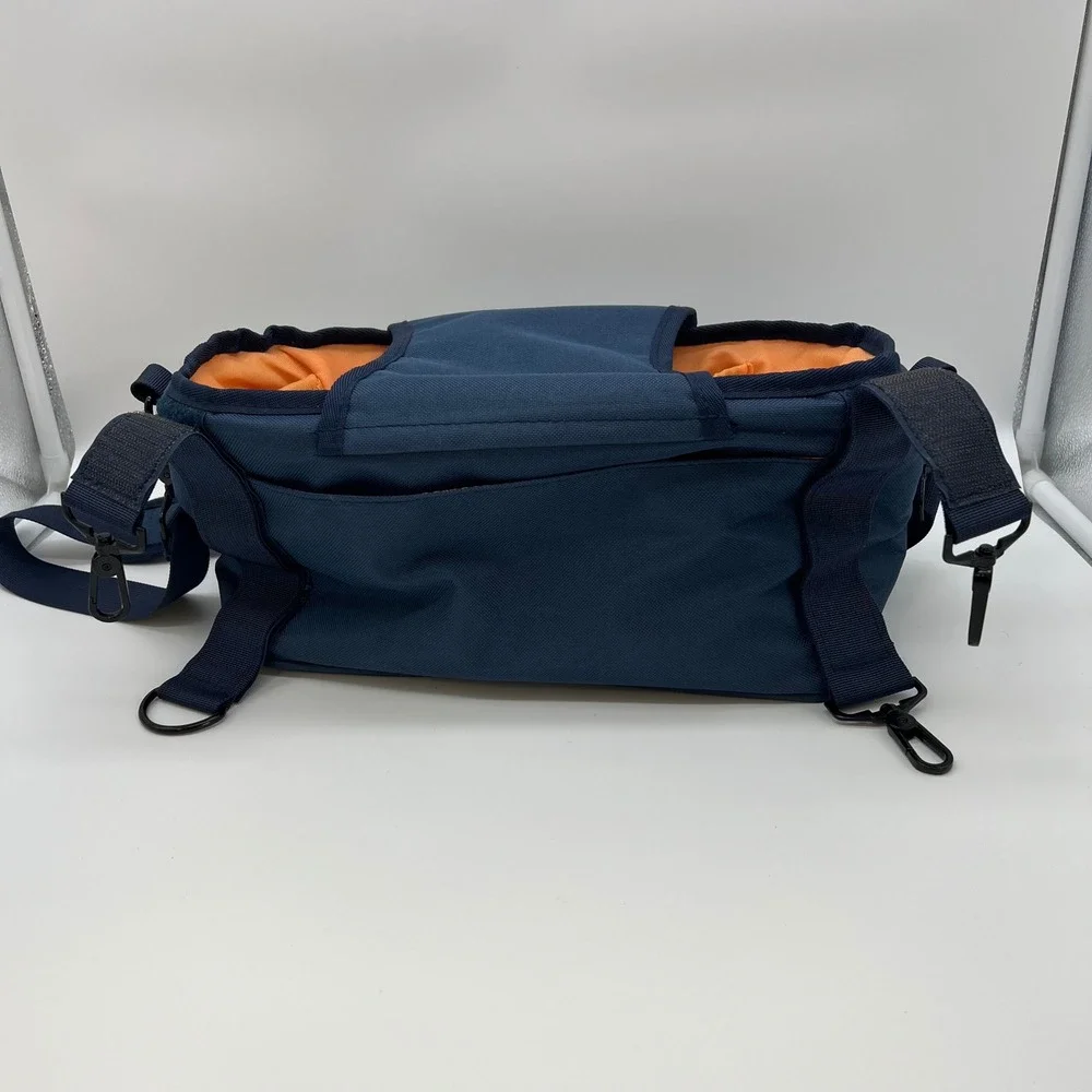 CrapKeeper Organizer Bag Navy Blue Adjustable Drink Holders Multi Pocket